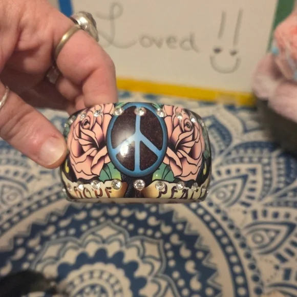 Colorful Peace and Striped Bangles - Picture 4 of 9